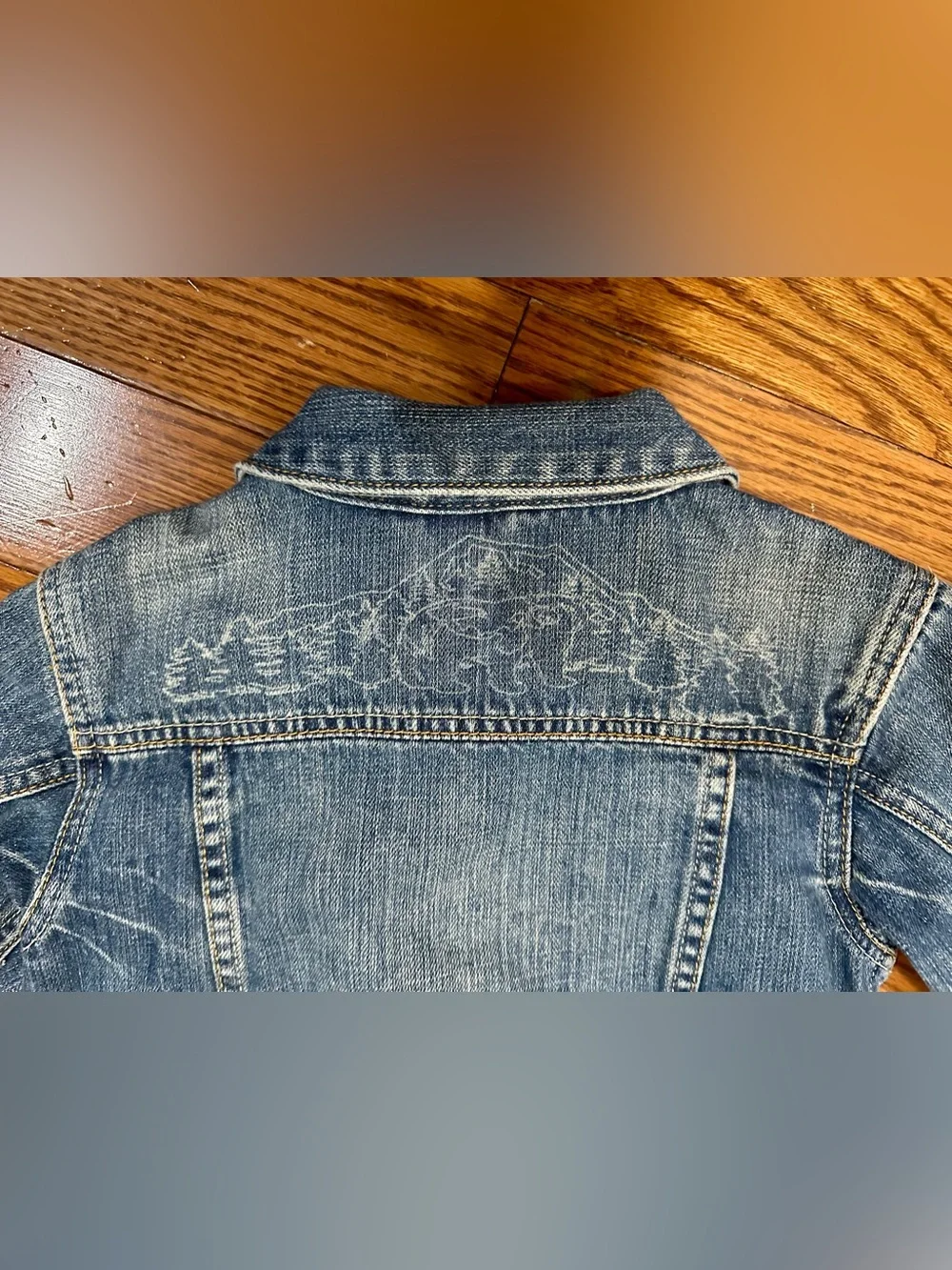 GAP Kids Blue Denim Jacket with Patch